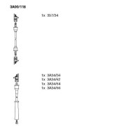 3A00/118 Sada kabelů pro zapalování BREMI