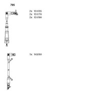 795 BREMI sada zapaľovacích káblov 795 BREMI