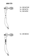 800/179 BREMI sada zapaľovacích káblov 800/179 BREMI