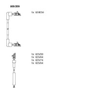 800/209 BREMI sada zapaľovacích káblov 800/209 BREMI