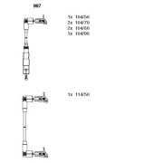 997 BREMI sada zapaľovacích káblov 997 BREMI