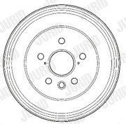 329084J Brzdový buben JURID