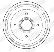 329701J Brzdový buben JURID