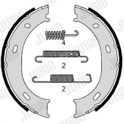 362609J Sada brzdových čelistí, parkovací brzda JURID