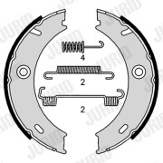 362620J Sada brzdových čelistí, parkovací brzda JURID