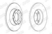 561113J Brzdový kotouč JURID