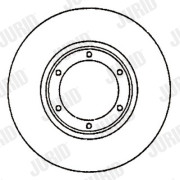 561217J Brzdový kotouč JURID
