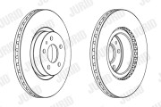561613J Brzdový kotouč JURID