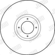561623JC JURID brzdový kotúč 561623JC JURID