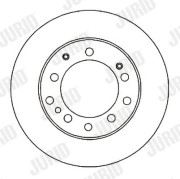 561805J JURID brzdový kotúč 561805J JURID