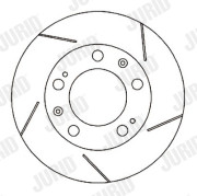 561831J Brzdový kotouč JURID