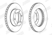 561953J Brzdový kotouč JURID