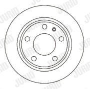 561989J Brzdový kotouč JURID