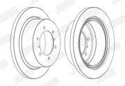 562380JC-1 JURID brzdový kotúč 562380JC-1 JURID