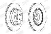 562523JC Brzdový kotouč JURID
