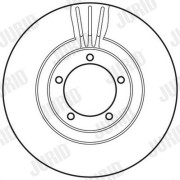 562821JC JURID brzdový kotúč 562821JC JURID