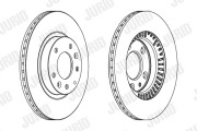 562860JC JURID brzdový kotúč 562860JC JURID