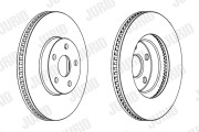 563051JC JURID brzdový kotúč 563051JC JURID