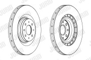 563057JC Brzdový kotouč JURID
