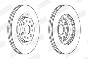 563062JC Brzdový kotouč JURID