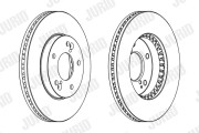 563076JC Brzdový kotouč JURID