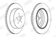563101JC Brzdový kotouč JURID
