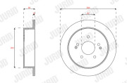 563345JC Brzdový kotouč JURID