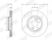 563620JC Brzdový kotouč JURID