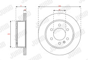 563673J Brzdový kotouč JURID
