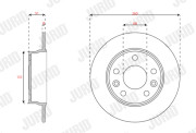 563689JC Brzdový kotouč JURID