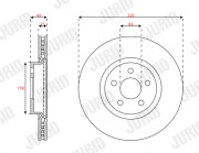 563710JC JURID brzdový kotúč 563710JC JURID