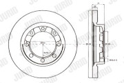 567143J Brzdový kotouč JURID
