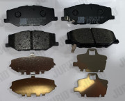 574227J Sada brzdových destiček, kotoučová brzda JURID