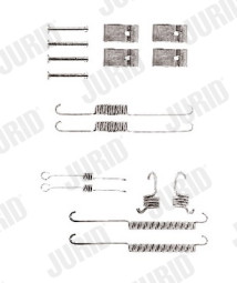 771152J Sada příslušenství, brzdové čelisti JURID