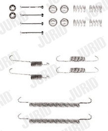 771247J Sada příslušenství, brzdové čelisti JURID