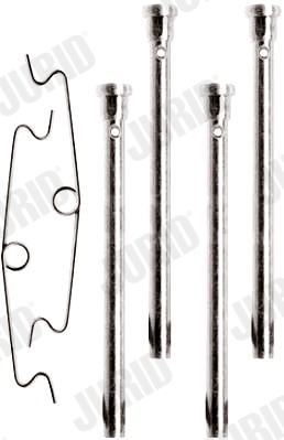 792183J Sada příslušenství, obložení kotoučové brzdy JURID