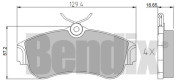 510099 BENDIX sada brzdových platničiek kotúčovej brzdy 510099 BENDIX