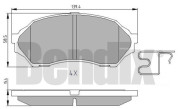 510840 BENDIX sada brzdových platničiek kotúčovej brzdy 510840 BENDIX