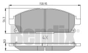 511039 BENDIX sada brzdových platničiek kotúčovej brzdy 511039 BENDIX