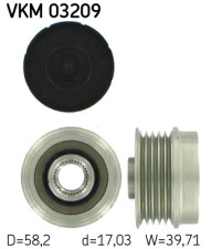 VKM 03209 Předstihová spojka SKF