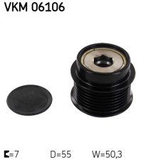 VKM 06106 SKF voľnobeżka alternátora VKM 06106 SKF