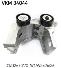 VKM 34044 Napínací kladka, žebrovaný klínový řemen SKF