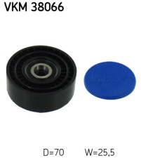 VKM 38066 Vratná/vodicí kladka, klínový žebrový řemen SKF