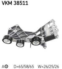 VKM 38511 Napínací kladka, žebrovaný klínový řemen SKF