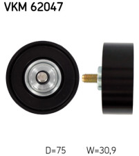 VKM 62047 Vratná/vodicí kladka, klínový žebrový řemen SKF