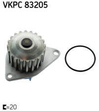 VKPC 83205 Vodní čerpadlo, chlazení motoru SKF