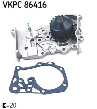 VKPC 86416 Vodní čerpadlo, chlazení motoru elektrický SKF