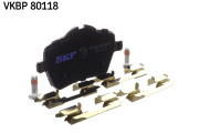 VKBP 80118 SKF sada brzdových platničiek kotúčovej brzdy VKBP 80118 SKF