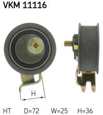 VKM 11116 SKF napínacia kladka ozubeného remeňa VKM 11116 SKF