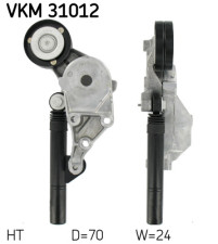 VKM 31012 Napínací kladka, žebrovaný klínový řemen SKF